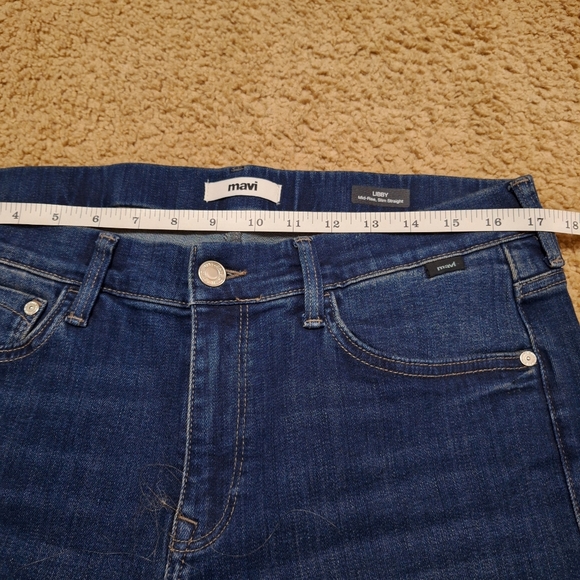 NWOT Mavi Libby Slim Straight Jeans Size 36/29 - Picture 9 of 11